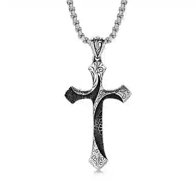 IDEAGEMER Cross Pendant Necklace