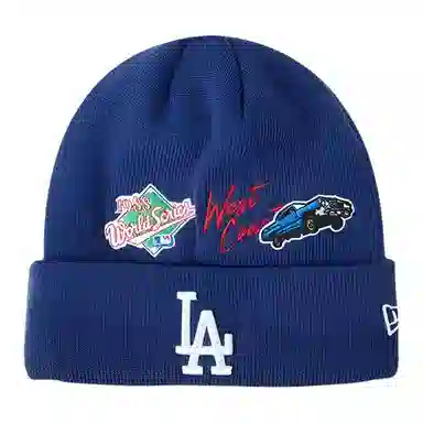 New Era Los Angeles Dodgers Fleece Cap Blue