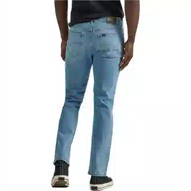 Lee Mid-Rise Flare Jeans Light Blue