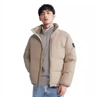 Calvin Klein Logo Print Down Jacket