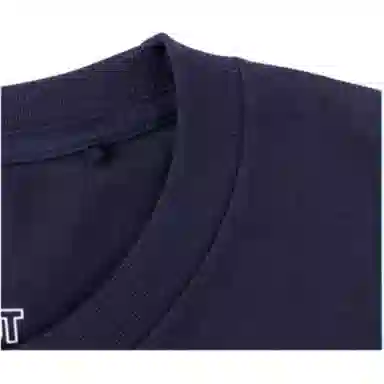 UNIQLO Printed Straight T-Shirt Navy