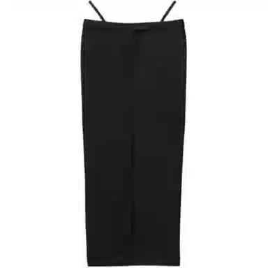 alexander wang Gonna Lunga Aderente In Tessuto Sartoriale Elasticizzato