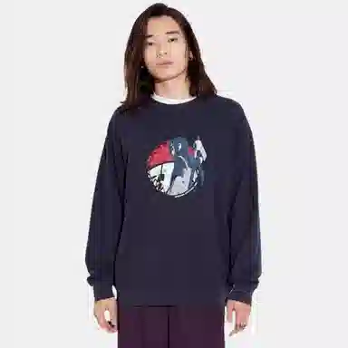 UNIQLO x Naruto FW23 Crewneck Sweatshirt Navy