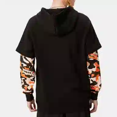 Levis FW22 Camo Hoodie Black
