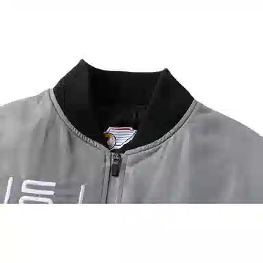 Jeff Hamilton Colorblock Logo Baseball Jacket