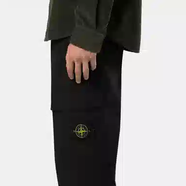 Stone Island Cargo Pants Black