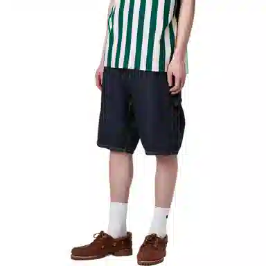 Carhartt WIP SS23 Logo Shorts Navy