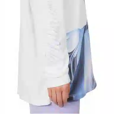 Stella McCartney Sexy Robot Long-Sleeve Organic Cotton T-Shirt T
