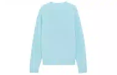 Maison Kitsune FW21 Jacquard Wool Sweater Blue