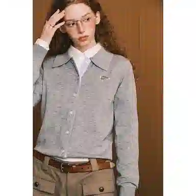 Matcha Story Sweater Light Grey