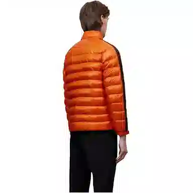 比音勒芬 插肩袖舒适格子长袖羽绒服 男款