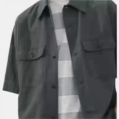 UNIQLO U Series Loose Pocket Shirt Gray