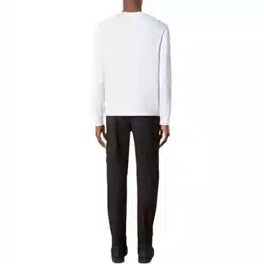 Stone Island Slim Logo Crewneck Long Sleeve Tee