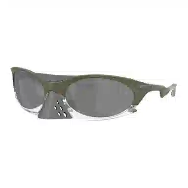 Oakley Logo Cat Eye Sunglasses Silver