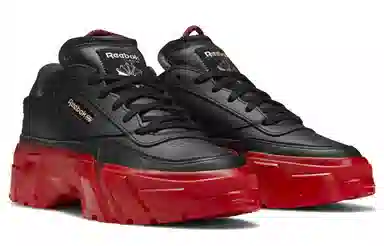 Reebok Club C Cardi B Black Red