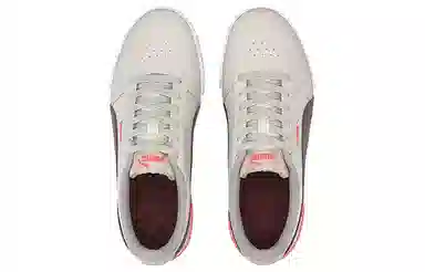 PUMA Carina Leather White Brown