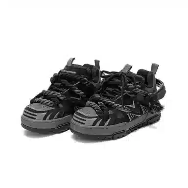 X·LUN Black Wukong Mid Sneakers