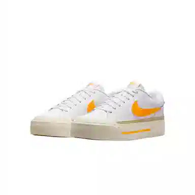 Nike Court Legacy Lift White Orange
