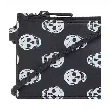 Alexander McQueen Skull Print Card Holder