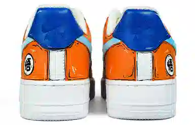 Nike Air Force 1 Low Custom Dragon Ball Goku Orange