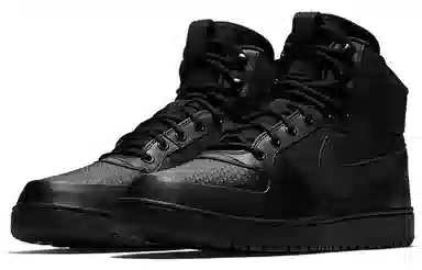 Nike Court Borough Mid Black
