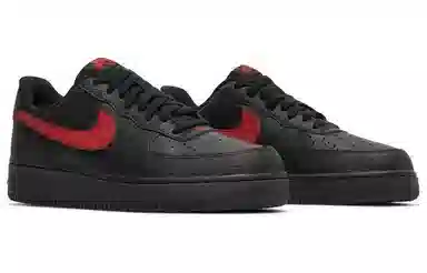 Nike Air Force 1 Low Black Red