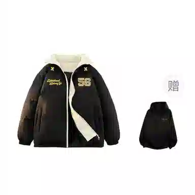 ROBINHOOD Thick Colorblock Down Jacket