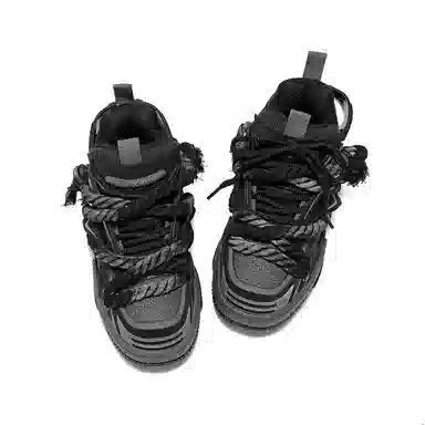 X·LUN Black Wukong Mid Sneakers