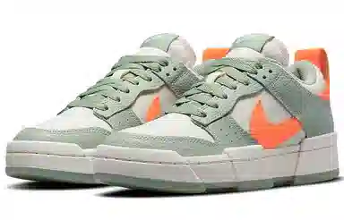 Nike Dunk Disrupt White Green Orange