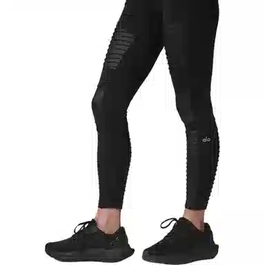 Alo Yoga Moto Leggings Black