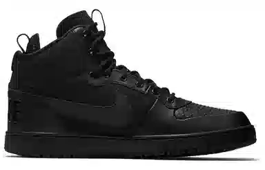 Nike Court Borough Mid Black