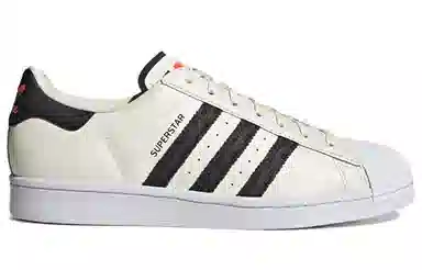 adidas Superstar White Black Orange