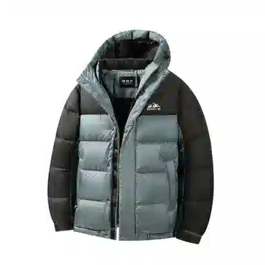 坦博尔 简约连帽休闲长袖羽绒服 男款