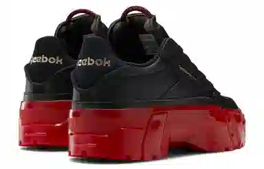 Reebok Club C Cardi B Black Red