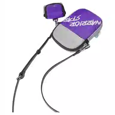 Warrior Nylon Shoulder Bag Purple
