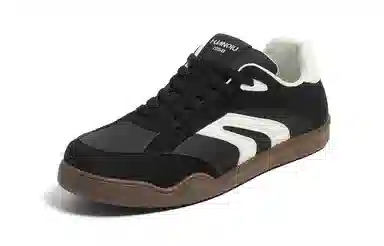 HUANQIU Classic Low Top Sneakers Black