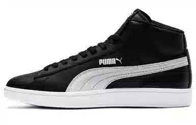 PUMA Smash V2 Mid Black White