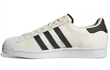 adidas Superstar White Black Orange