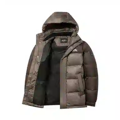 坦博尔 简约连帽休闲长袖羽绒服 男款