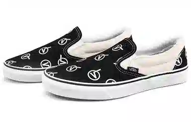 Vans Slip-On Vlogo Black White