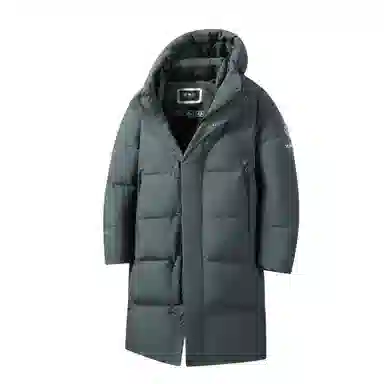 坦博尔 长款加厚休闲运动防风保暖羽绒服 男女同款