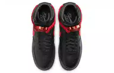 1017 ALYX 9SM x Nike Air Force 1 High Black Red