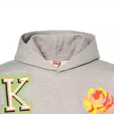 KENZO x Nigo Pixel Tiger Hoodie Pearl Grey