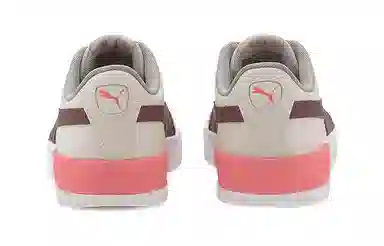 PUMA Carina Leather White Brown
