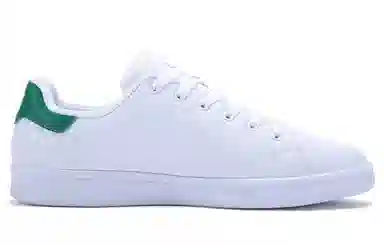 特步 低帮 板鞋 男款 白绿