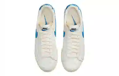 Nike Blazer Low Platform White Blue