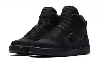 Nike Court Borough Mid Black