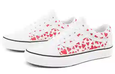Vans Old Skool Valentine's Day White Red