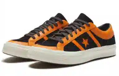 Converse One Star Academy Black Orange