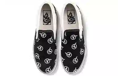 Vans Slip-On Vlogo Black White